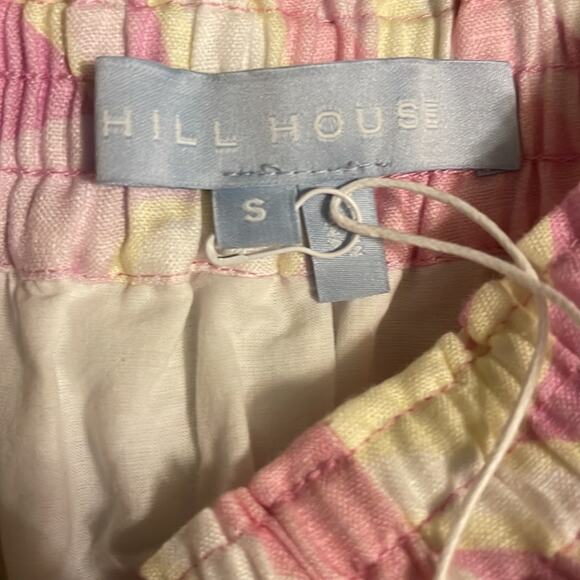 Hill House The Paz Skirt Candy Kaleidoscope Pink 100% Linen Small NWT - Picture 7 of 7